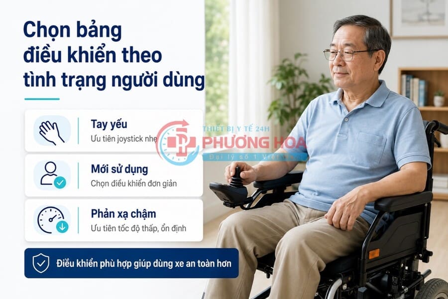 xe lăn điện cho người già